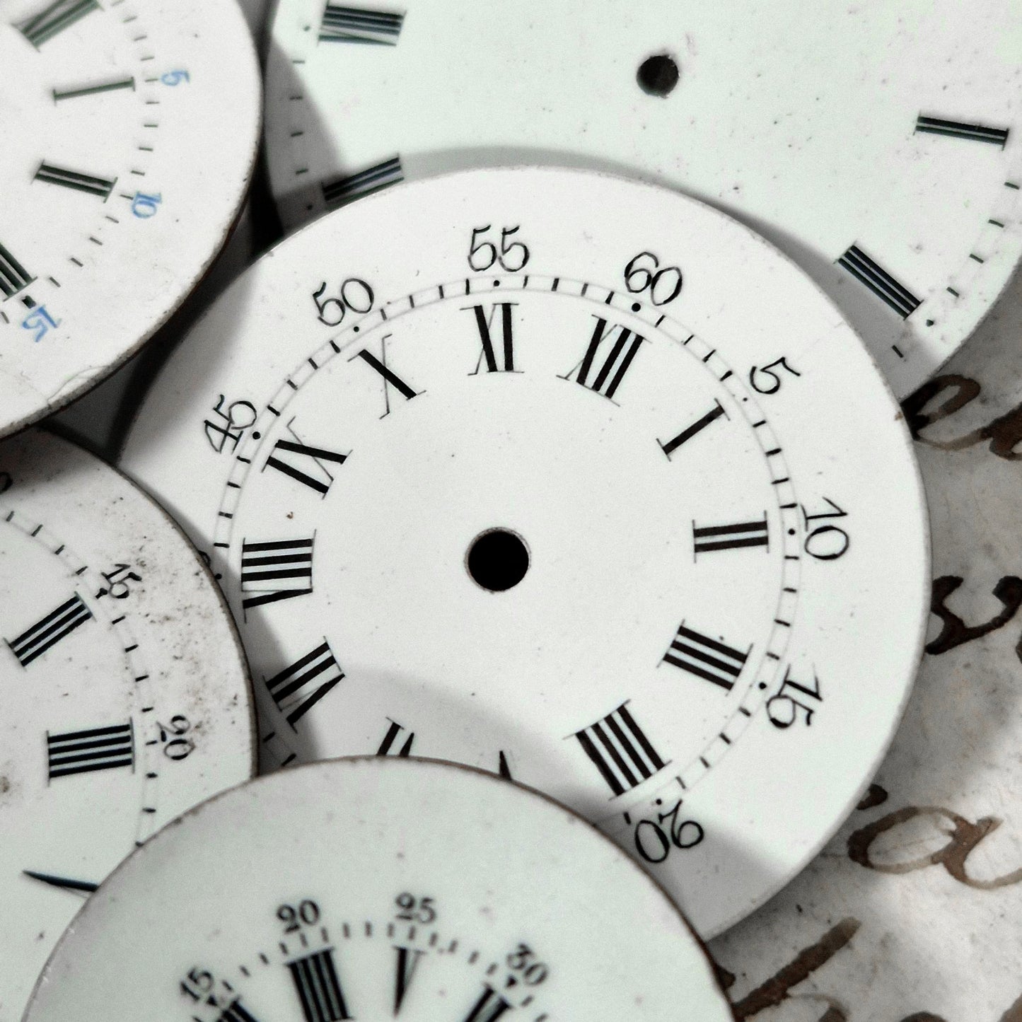 antique watch dials enamel good condition