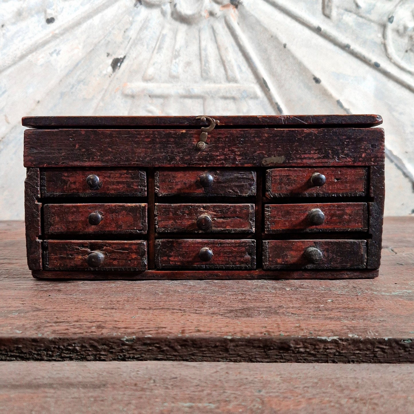 antique watchmaker jeweler box