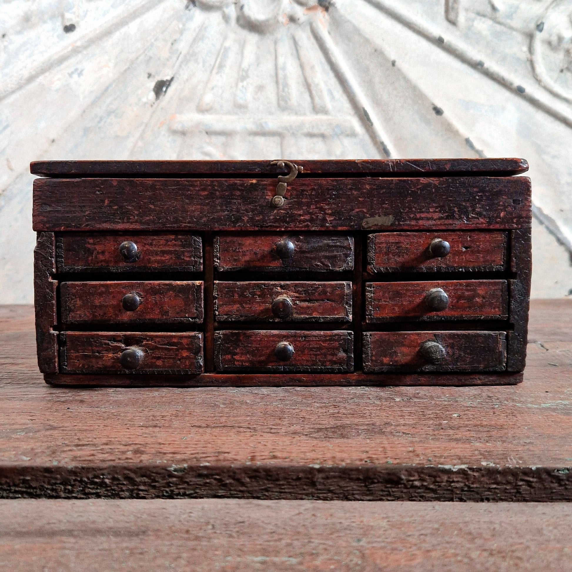 antique watchmaker jeweler box
