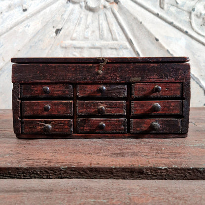 antique watchmaker jeweler box