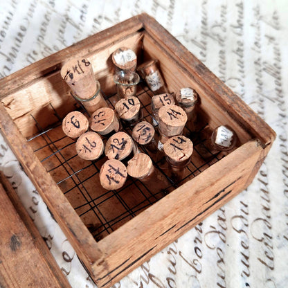 antique watchmaker sample box