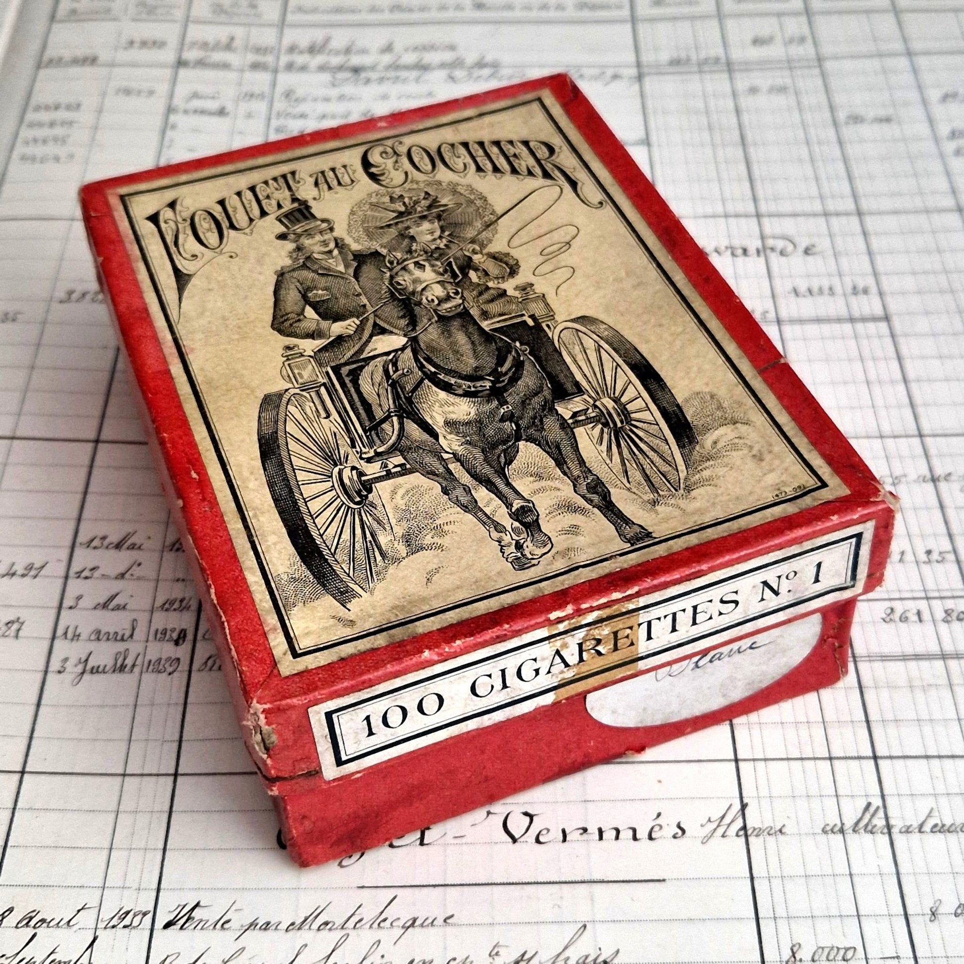 antique whip lashes box coachman