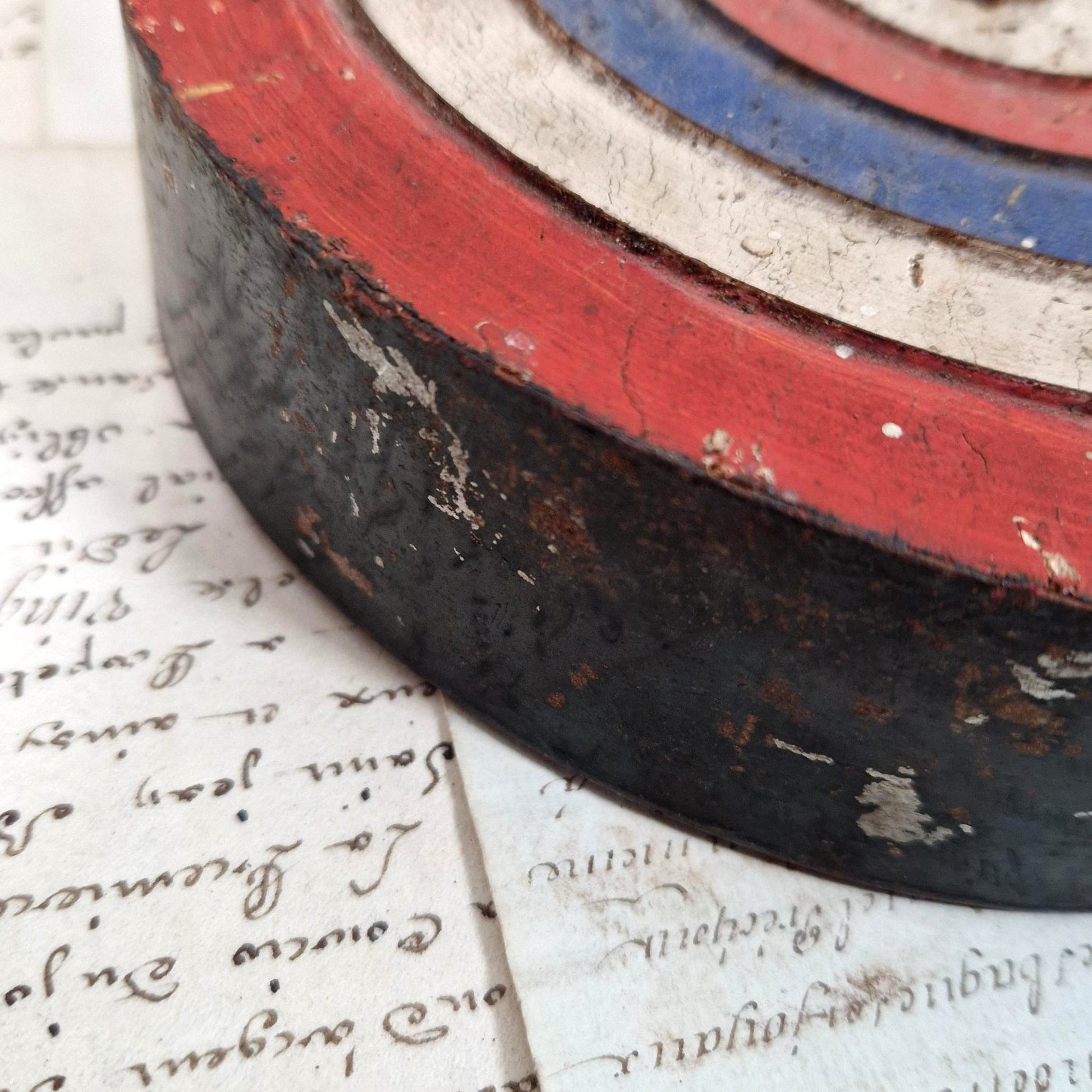 antique wooden target game