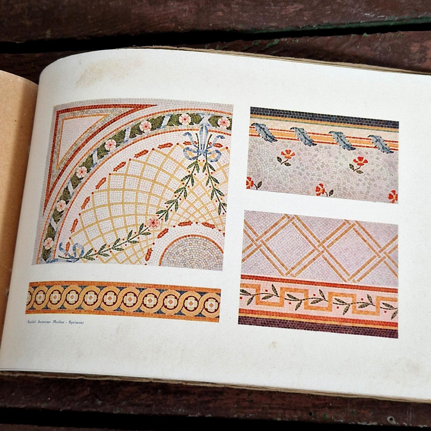 art deco floor mosaic catalogue belgium