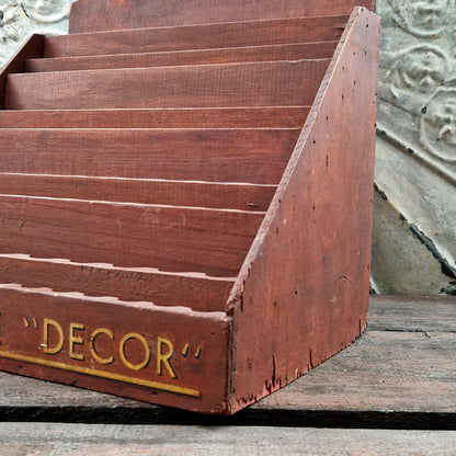 art deco gouache display case