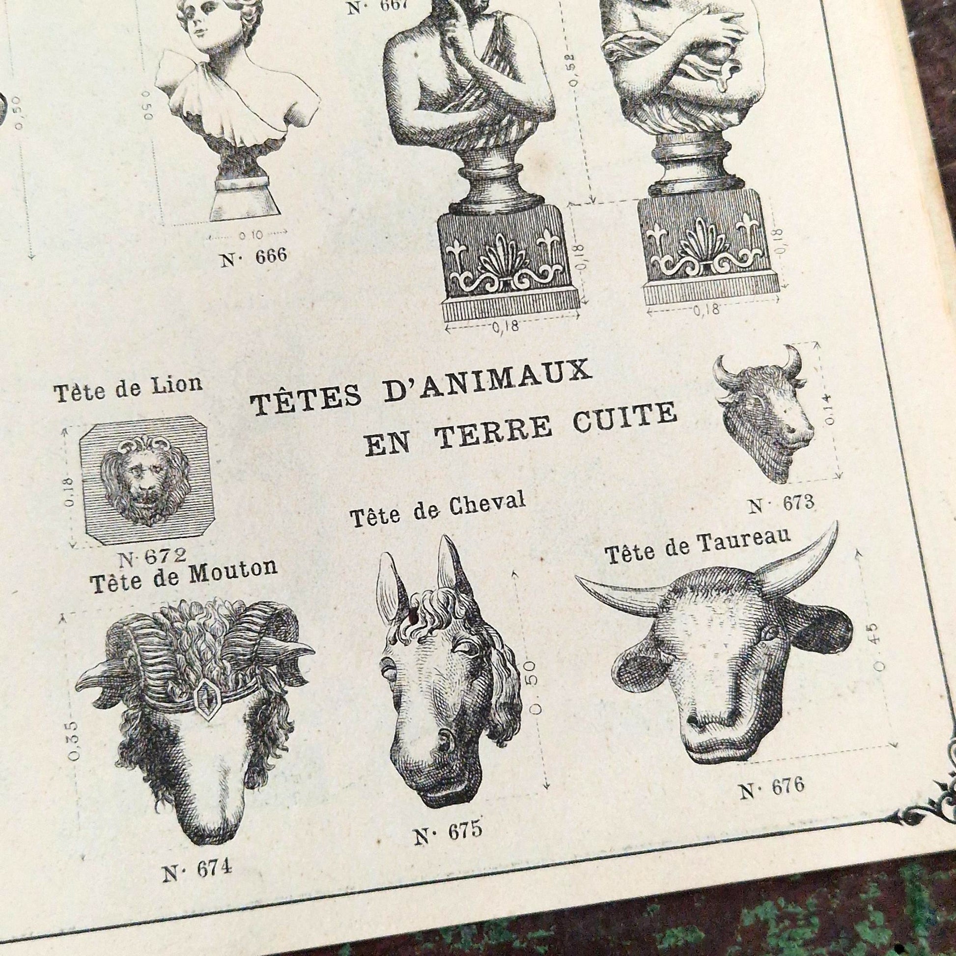 art nouveau ceramic factory catalogue