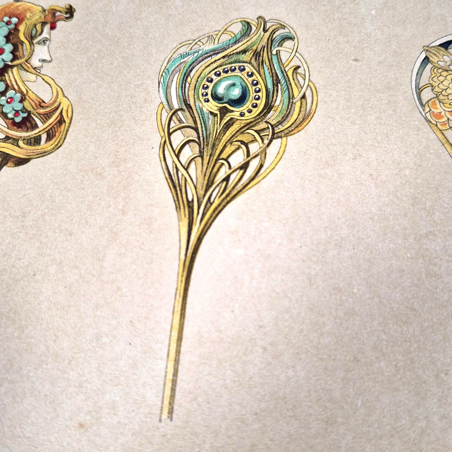 art nouveau jewelry mimard calavas