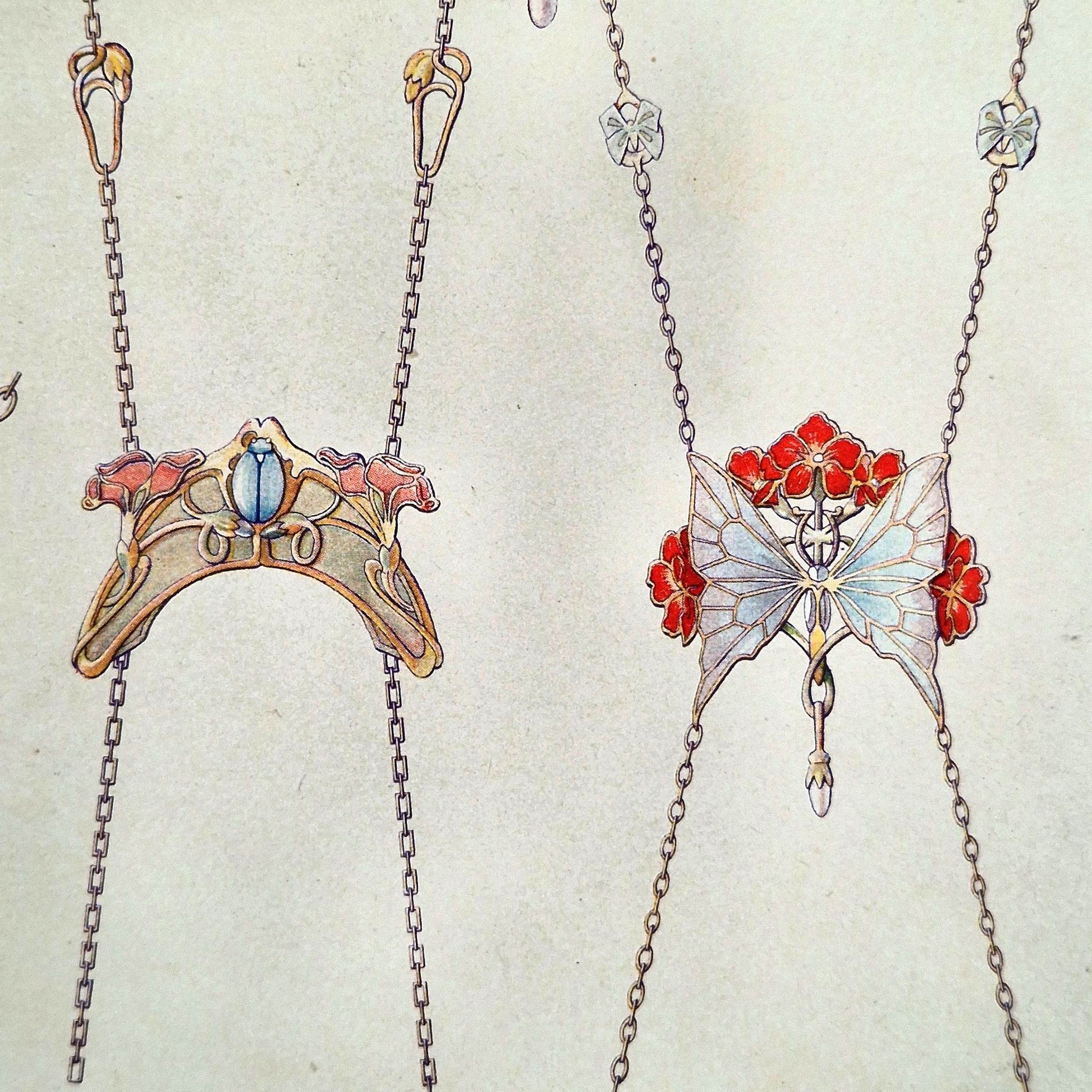 art nouveau jewelry plate maurice daurat 2