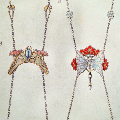 art nouveau jewelry plate maurice daurat 2