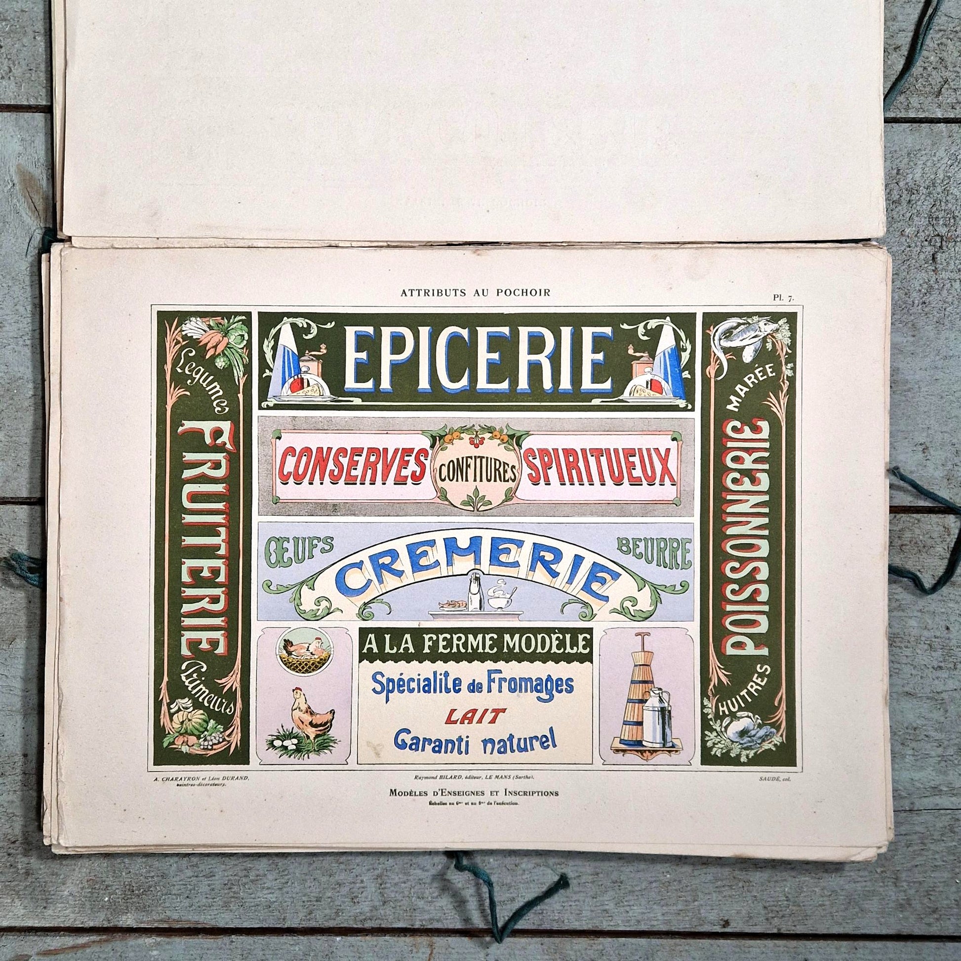 art nouveau lettering portfolio