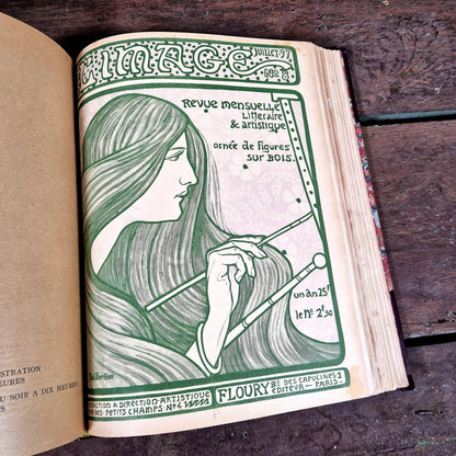 art nouveau woodcut covers deluxe edition