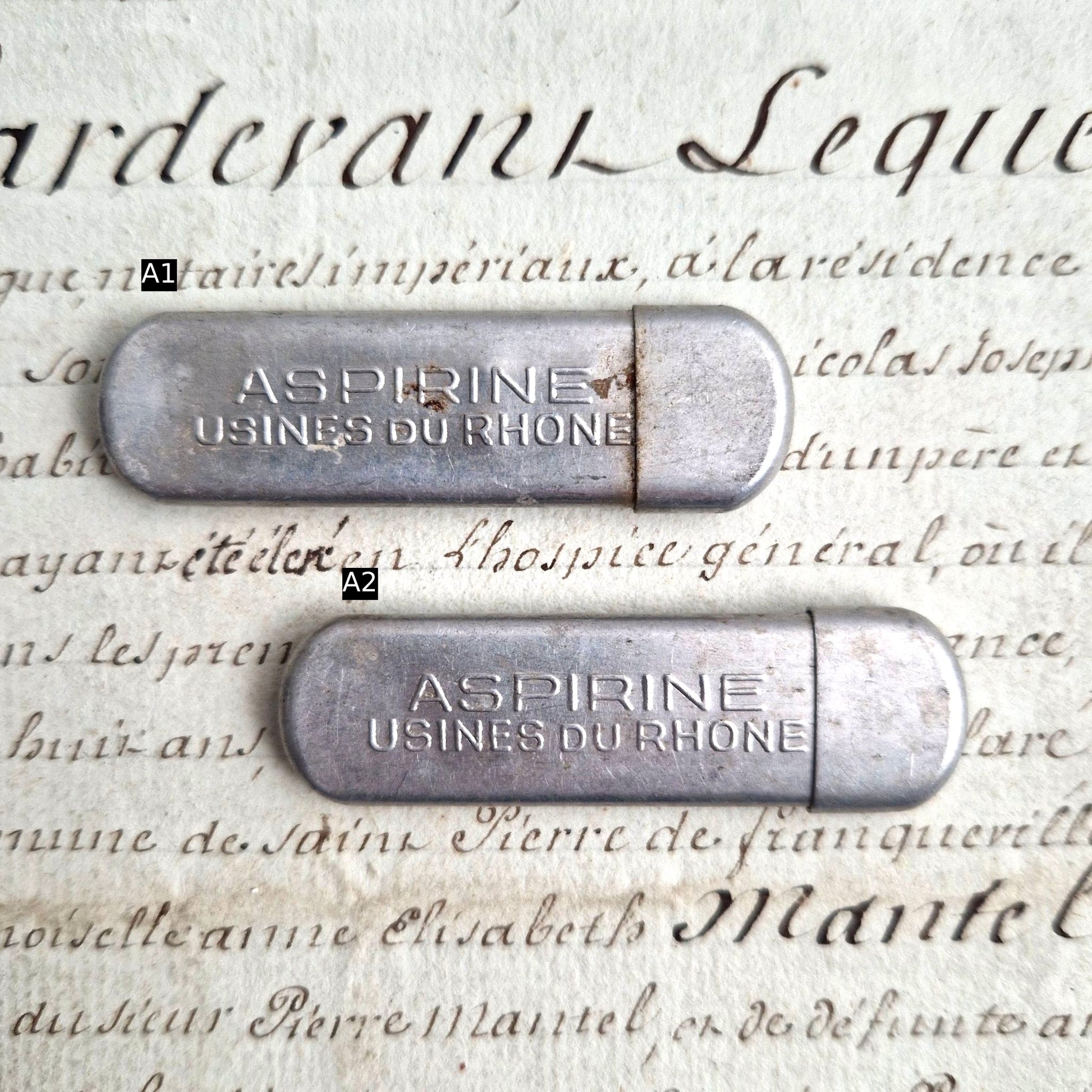 aspirin tin usines du rhone france 1930