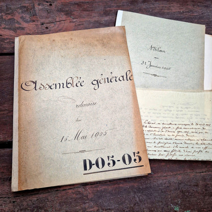 assemblée générale léon allart 1905