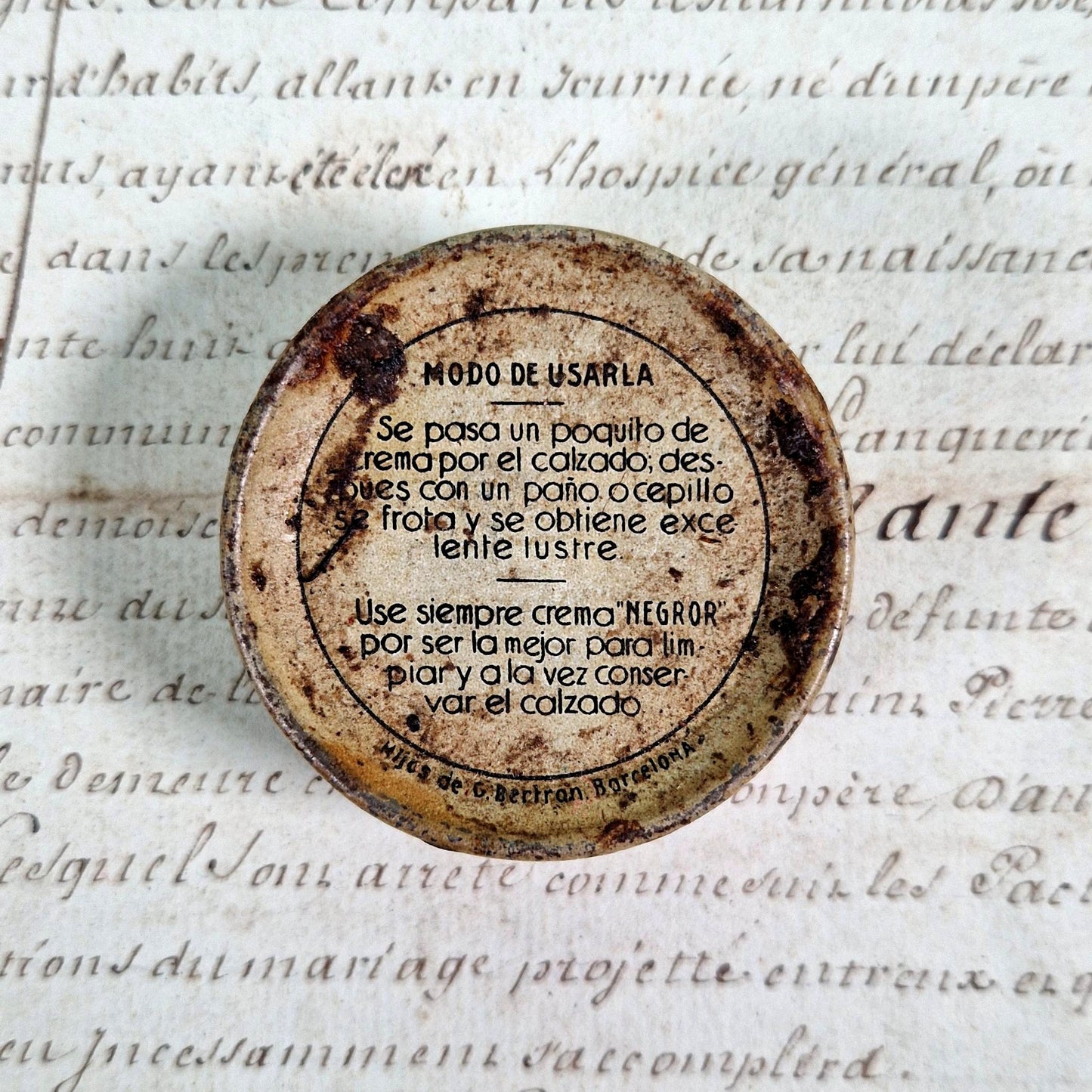 barcelona metal tin beltran 1920s