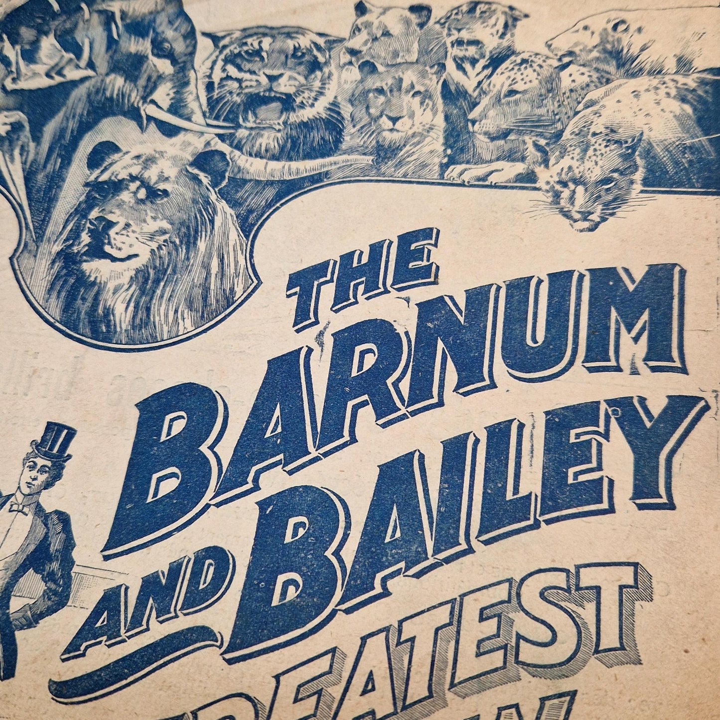 barnum bailey circus program 1901 paris