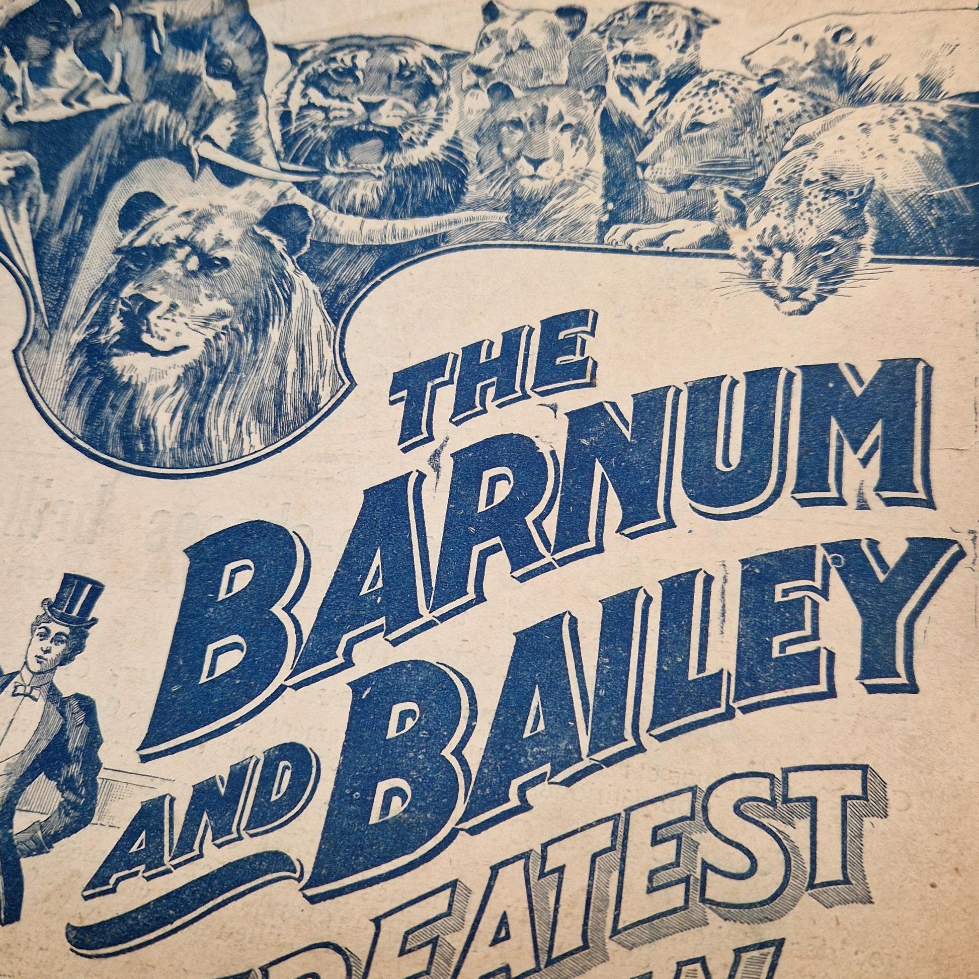 barnum bailey circus program 1901 paris