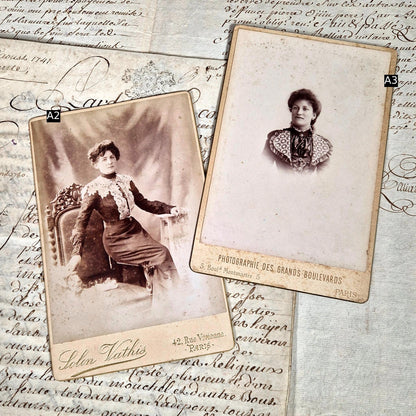belle epoque cabinet cards paris