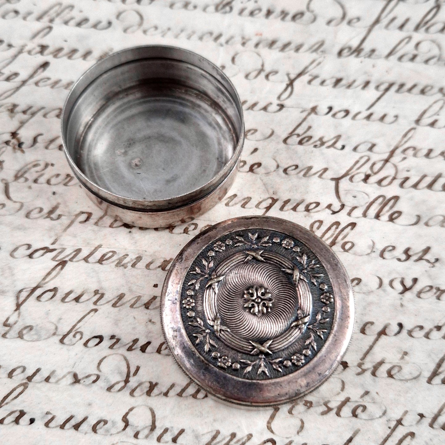 belle epoque small silver box