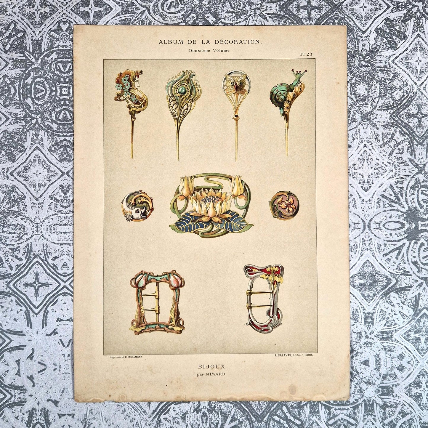 bijoux art nouveau mimard calavas