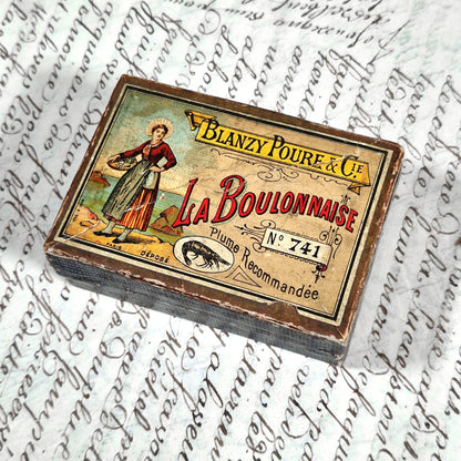 blanzy poure boite carton lithographie