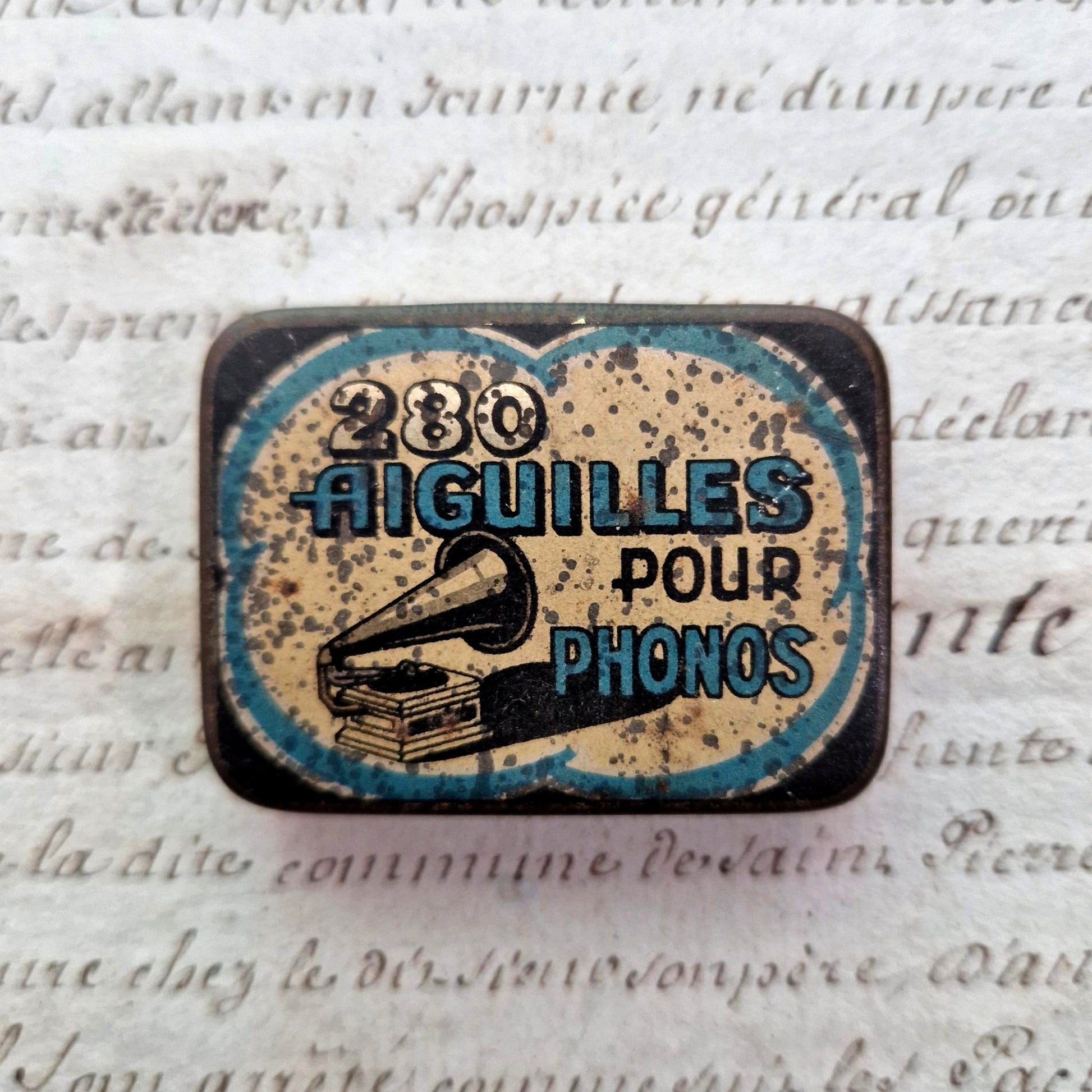 boite aiguilles phonographe 280 aiguilles france