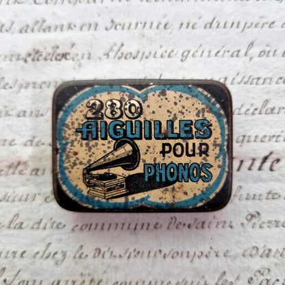 boite aiguilles phonographe 280 aiguilles france