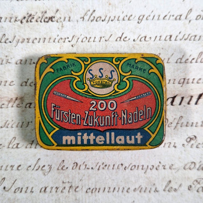 boite aiguilles phonographe fursten zukunft nadeln