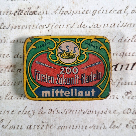 boite aiguilles phonographe fursten zukunft nadeln