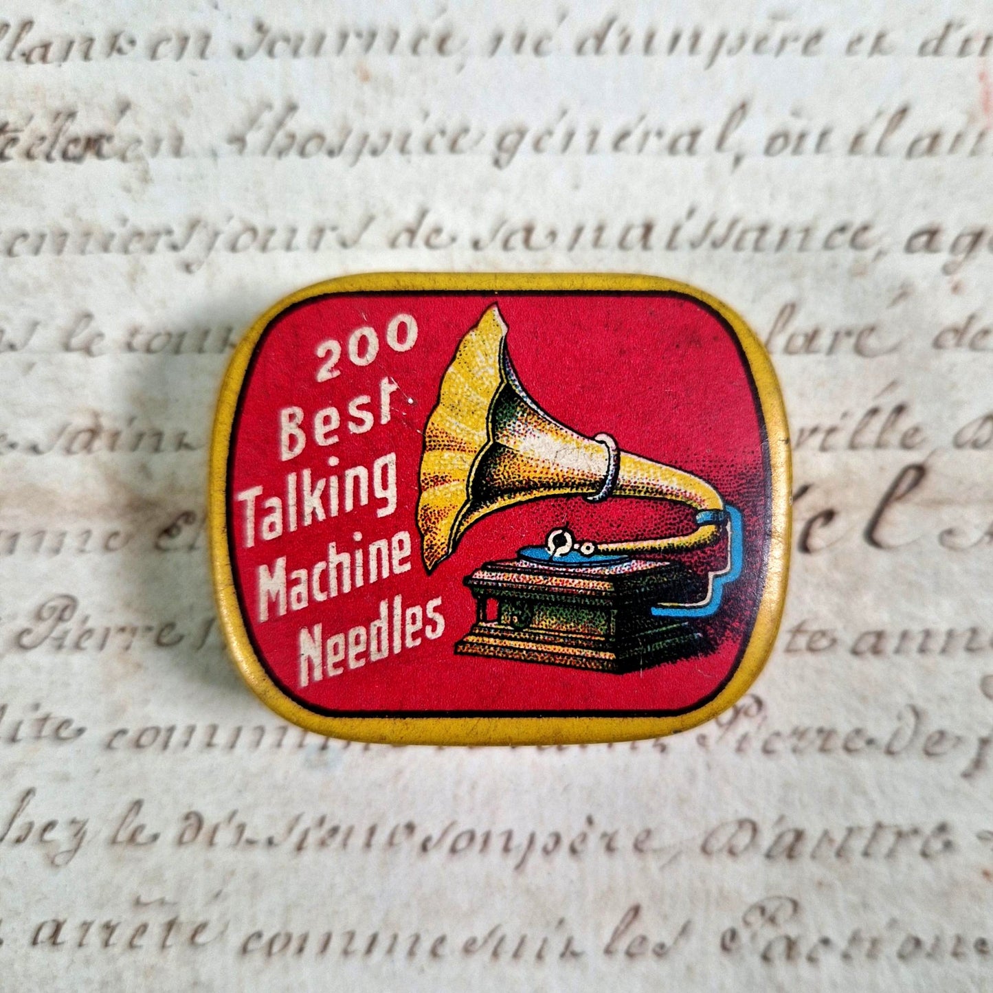 boite aiguilles talking machine needles gramophone