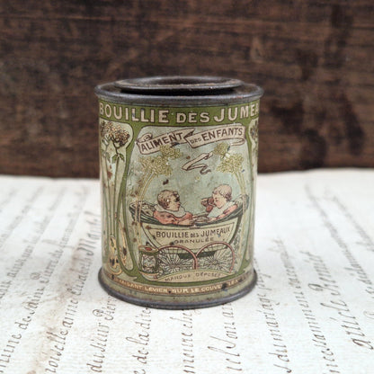 Rare Boîte « Bouillie des Jumeaux », Vers 1900