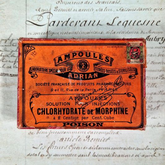 boite ampoules morphine adrian