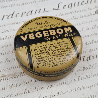 Vintage box "Vegebom du Dr Mion", Circa 1930