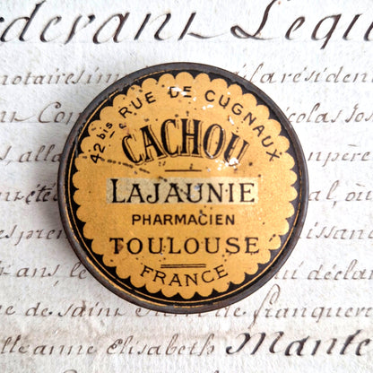 boite ancienne cachou lajaunie toulouse