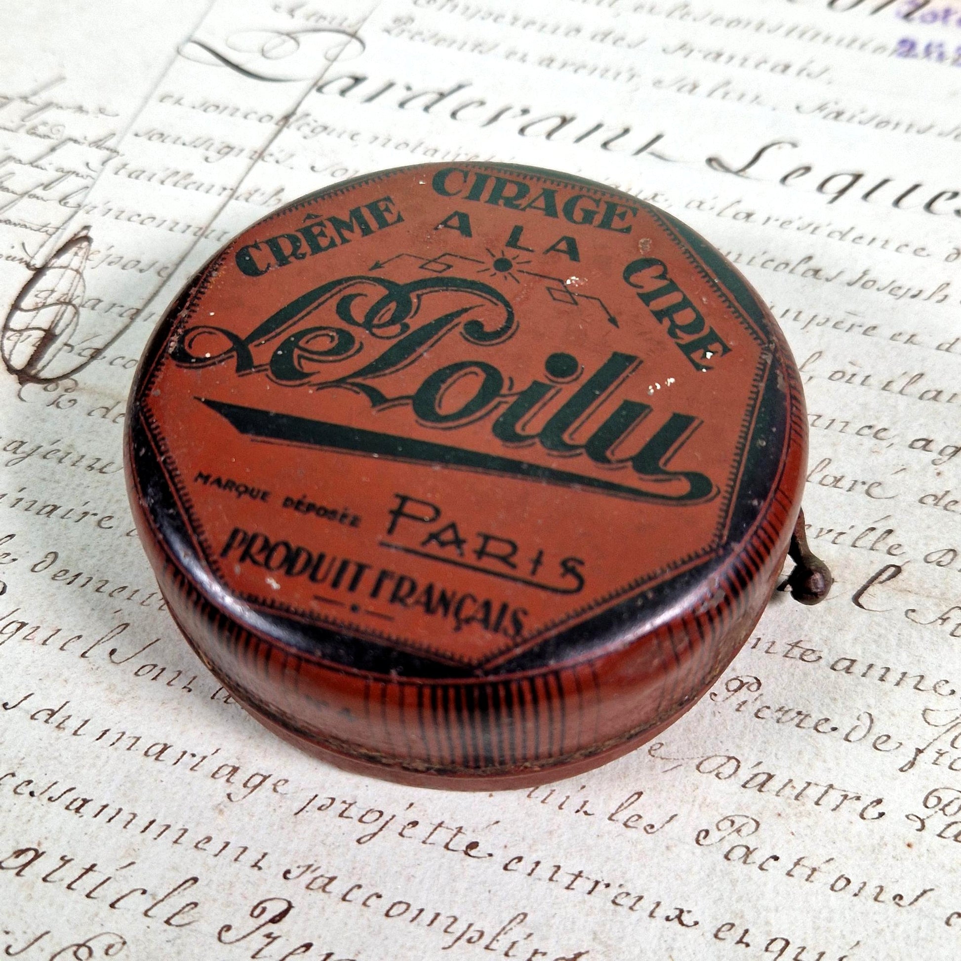 boite ancienne cirage paris