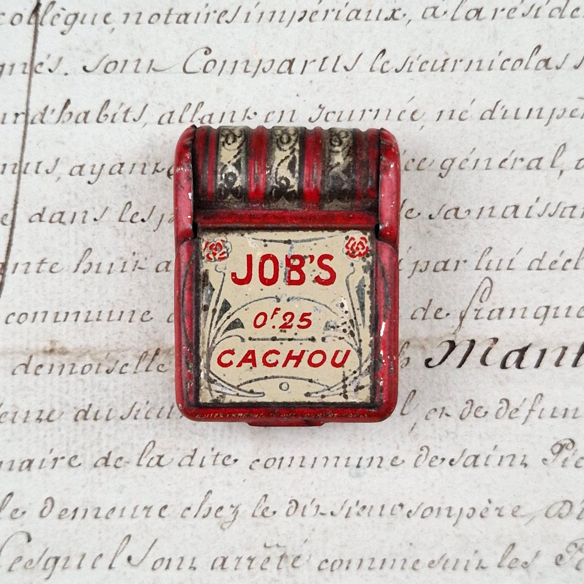 Rare "Job's Cachou" tin – Poitiers, early 20th century