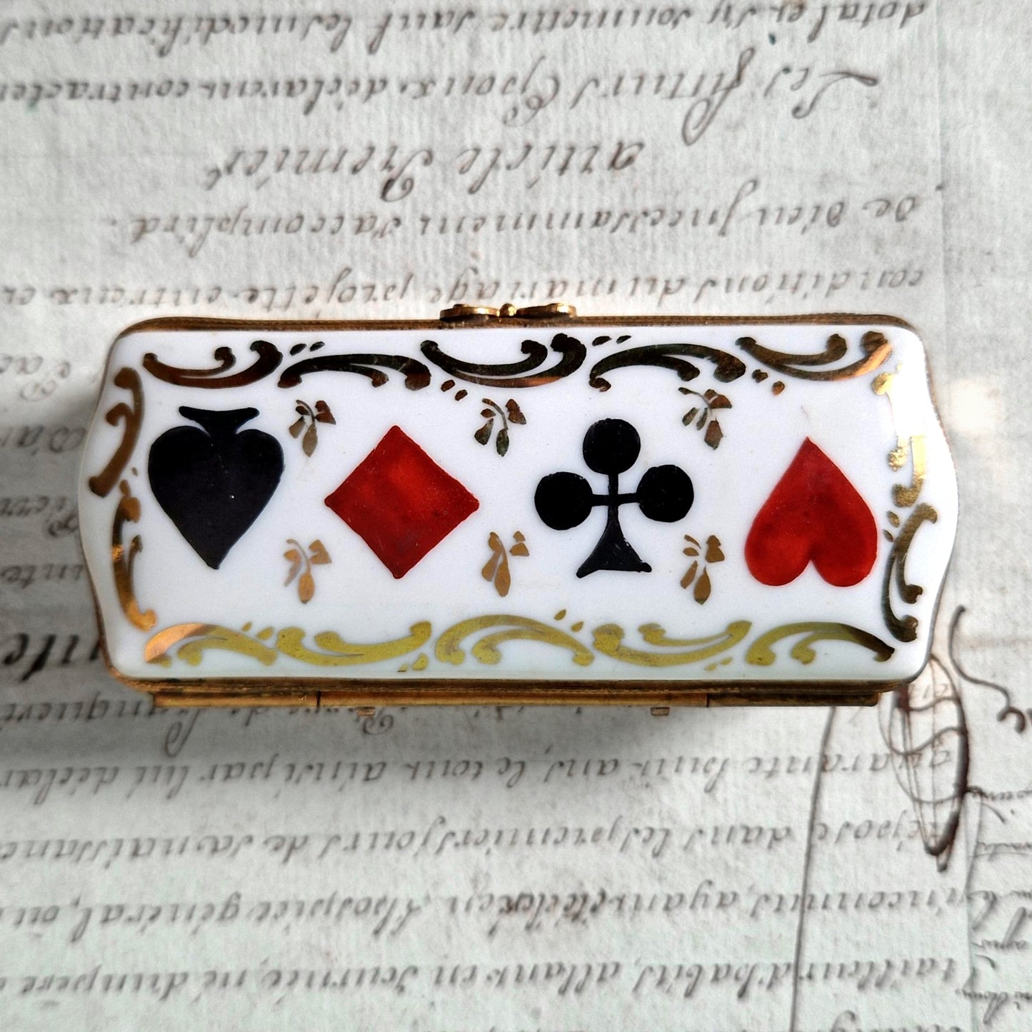 boite ancienne porcelaine francaise