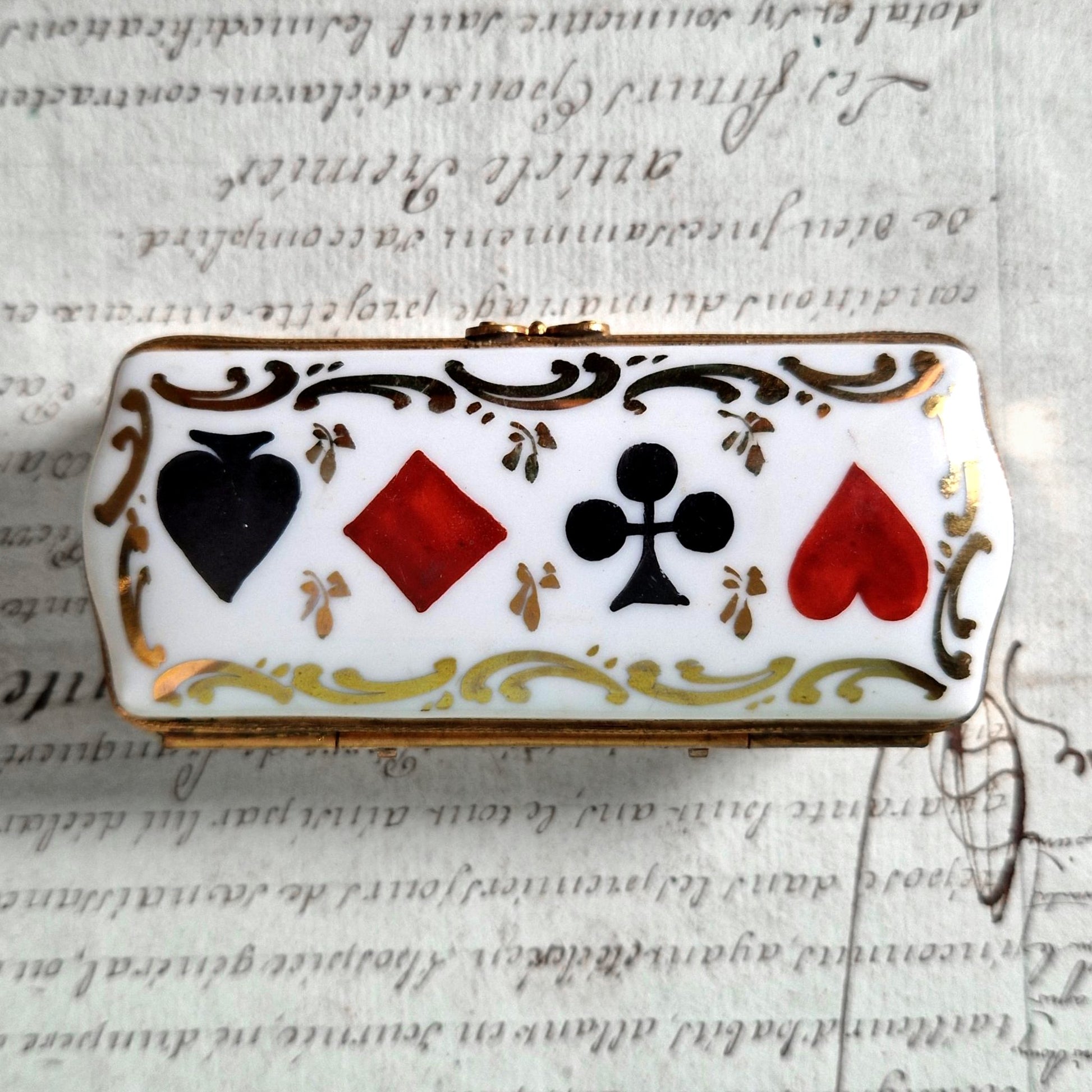 boite ancienne porcelaine francaise