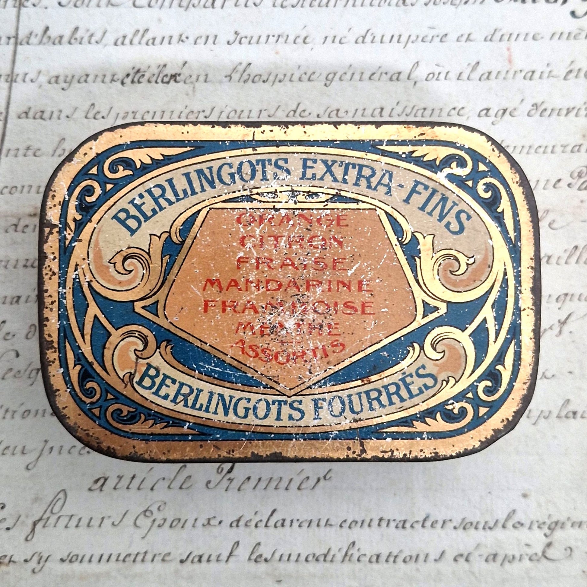 boite ancienne publicitaire confiserie francaise