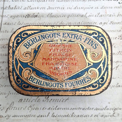 boite ancienne publicitaire confiserie francaise