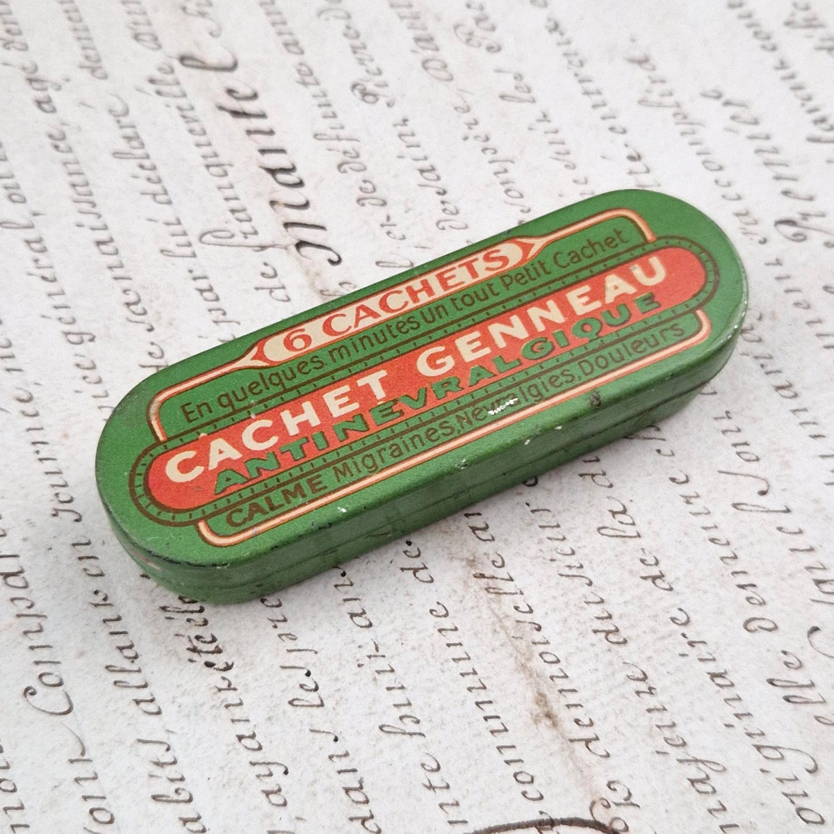 Boîte antinévralgique « Cachet Genneau »