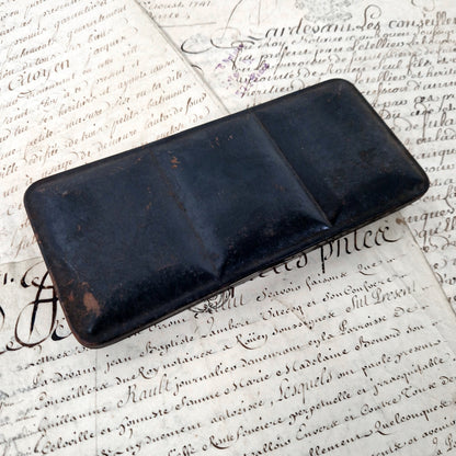 boite aquarelle ancienne metal emaille