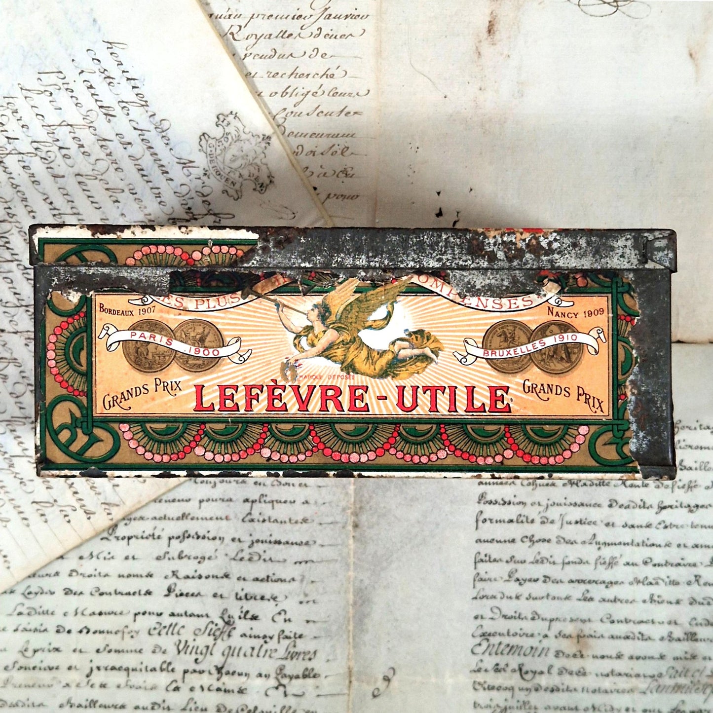 boite biscuits lu nantes 1900