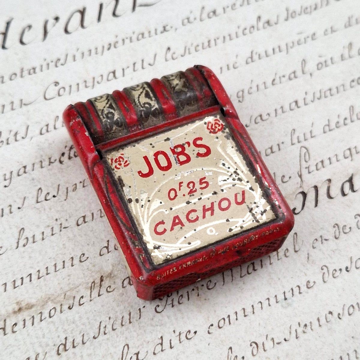 Rare "Job's Cachou" tin – Poitiers, early 20th century