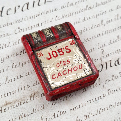 Rare "Job's Cachou" tin – Poitiers, early 20th century