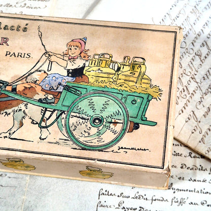 boite carton chocolat lacte ancienne