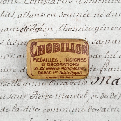 Rare Chobillon box, medals, badges and decorations