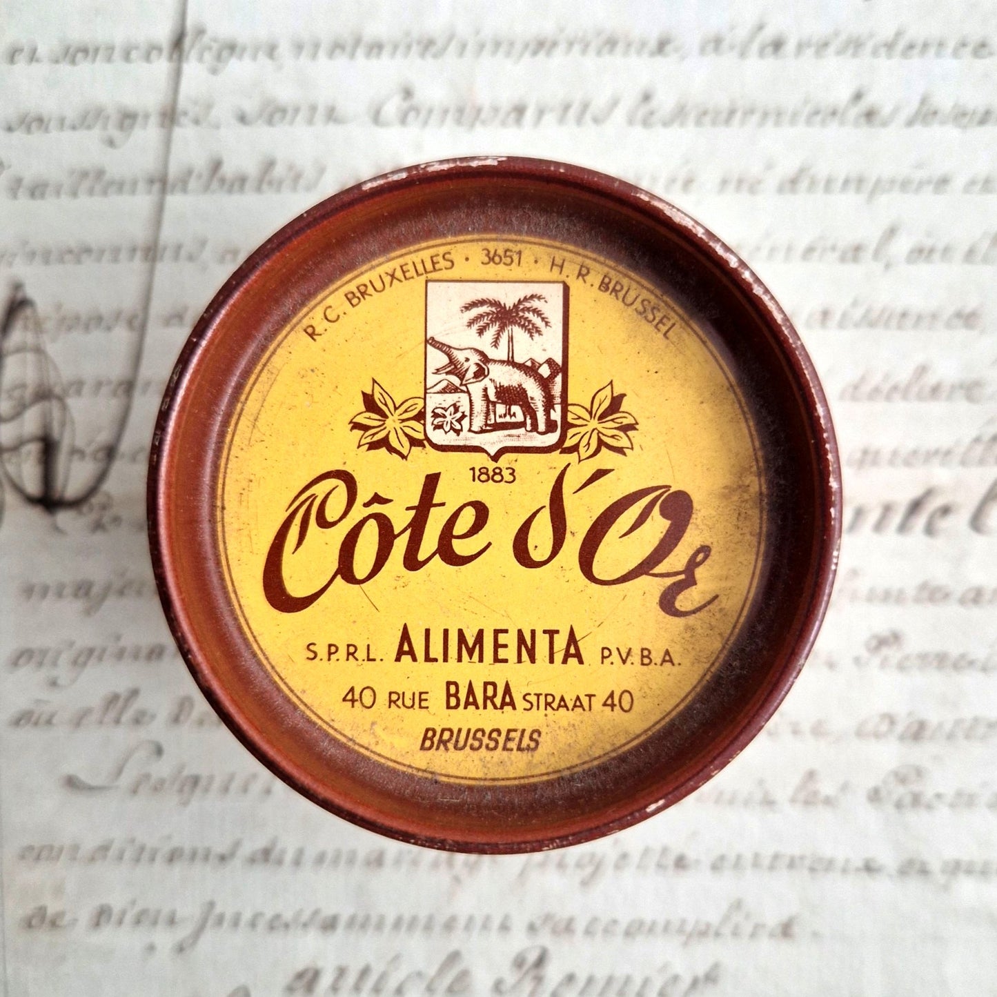 boite chocolat ancienne cote d'or pastador