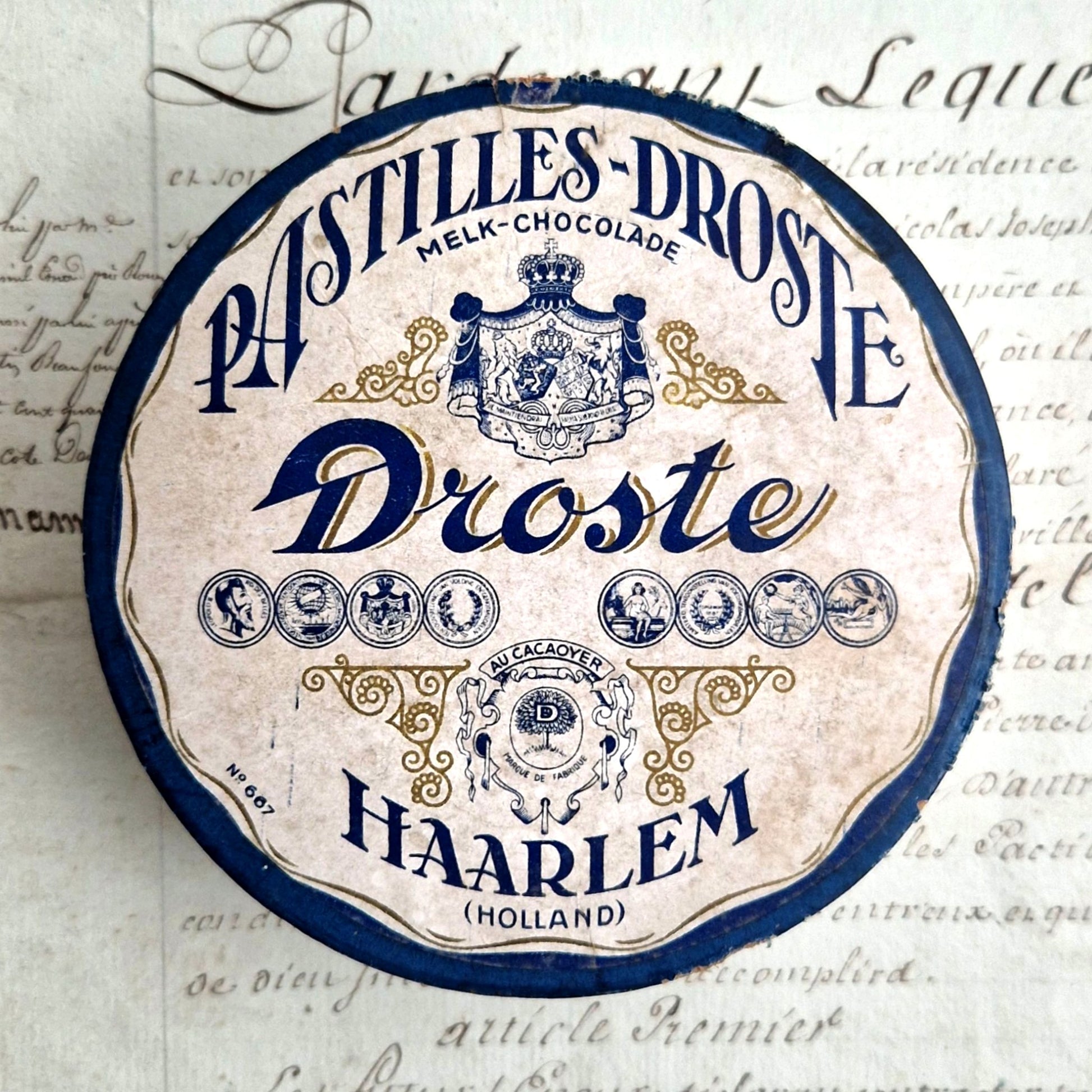 boite chocolat droste carton