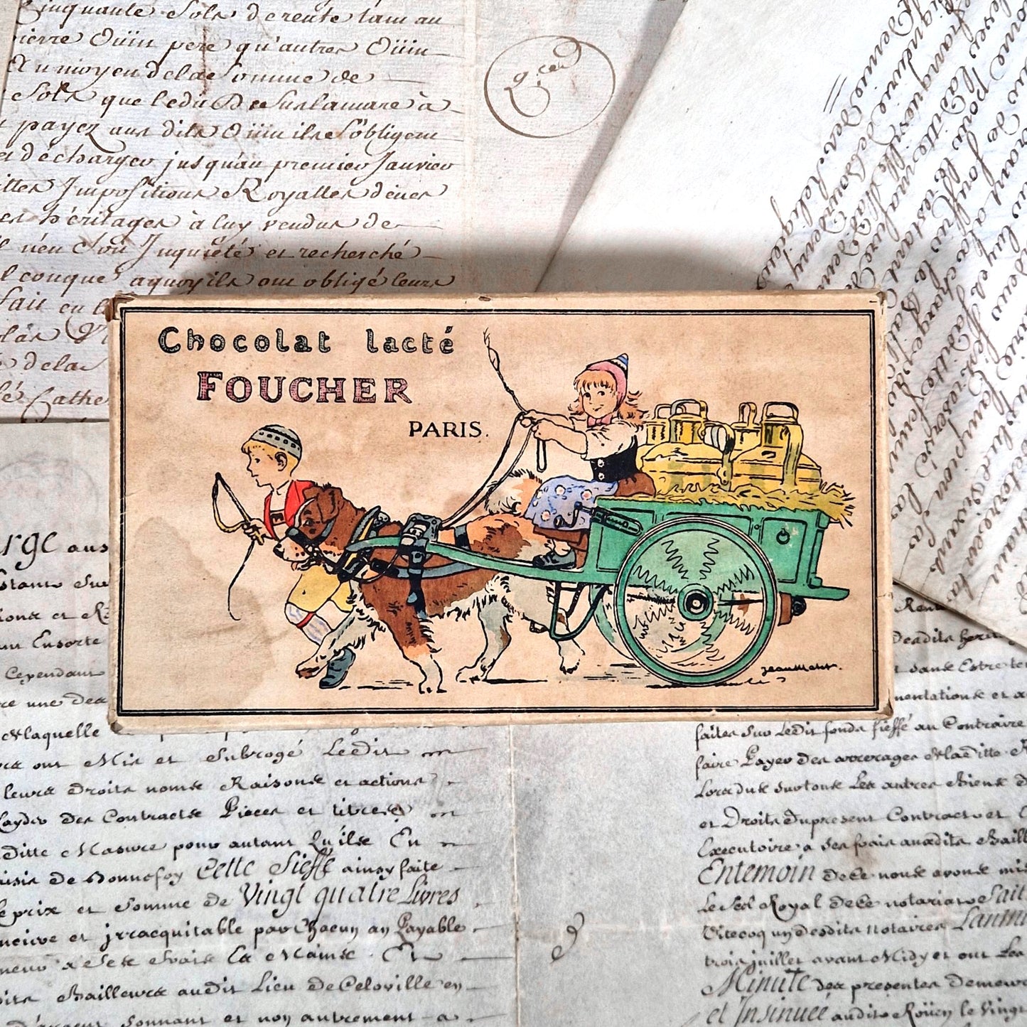 boite chocolat foucher ancienne