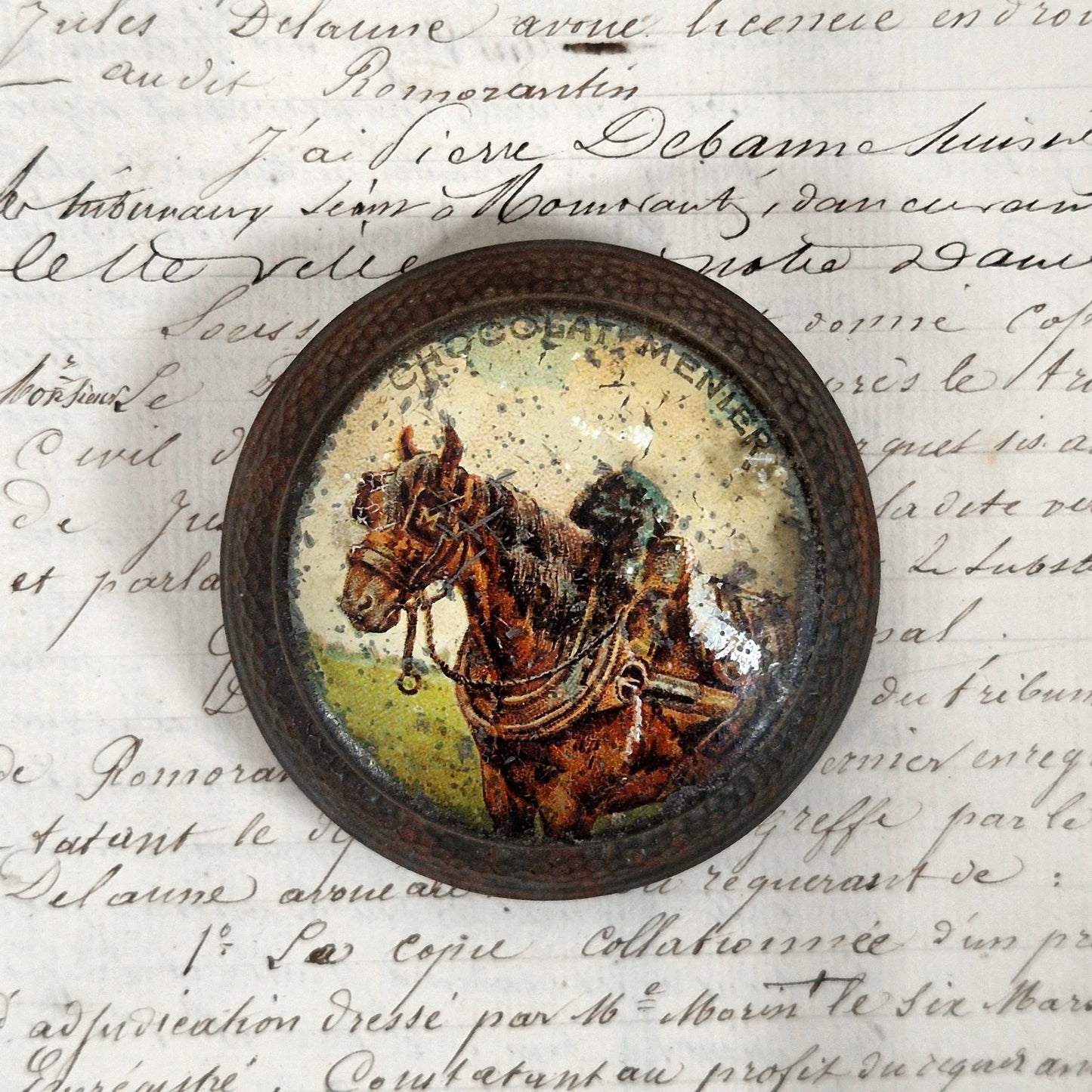 boite chocolat menier ancienne